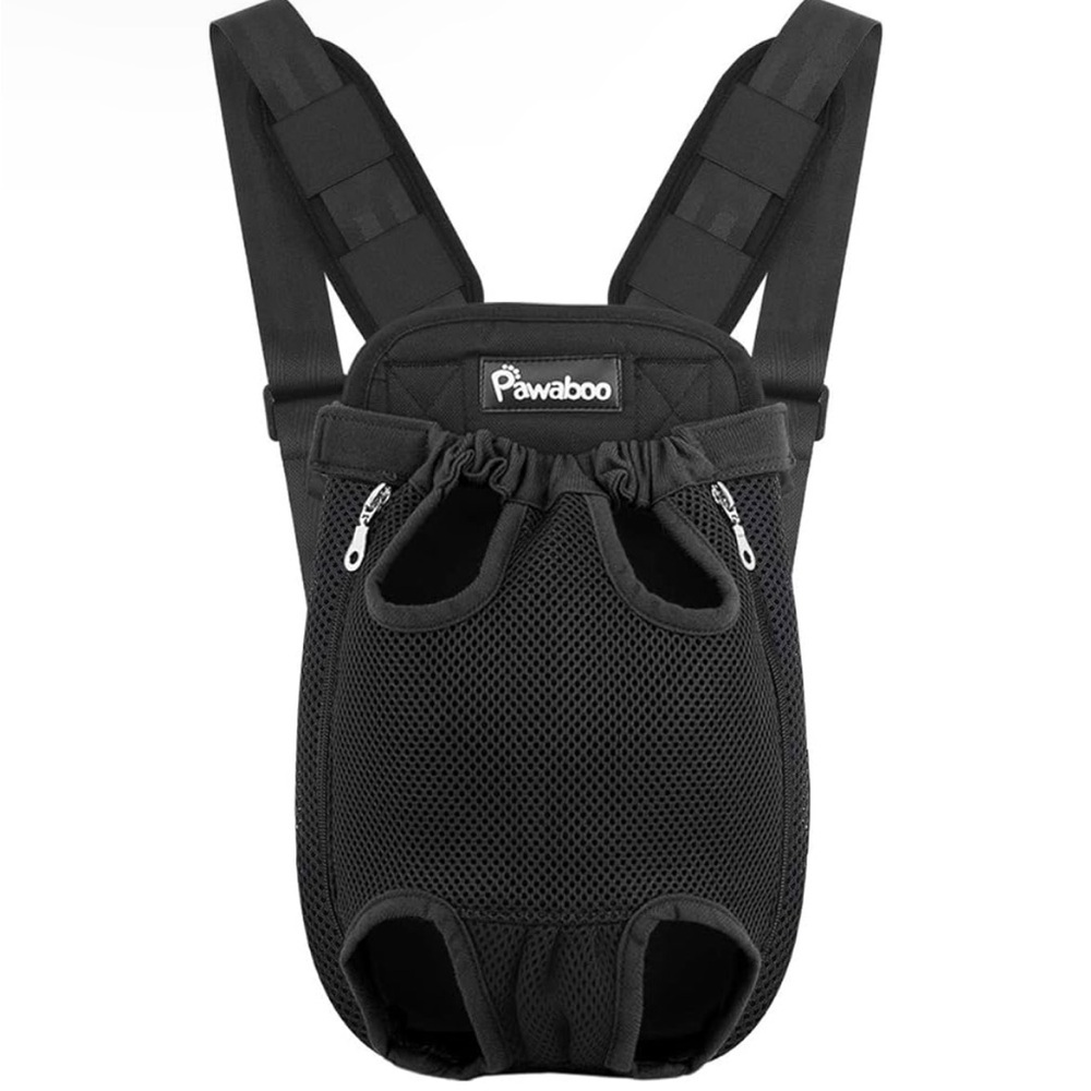 PAWABOO-Carrier Backpack, Adjustable Pet Front Cat Dog Carrier Backpack - large